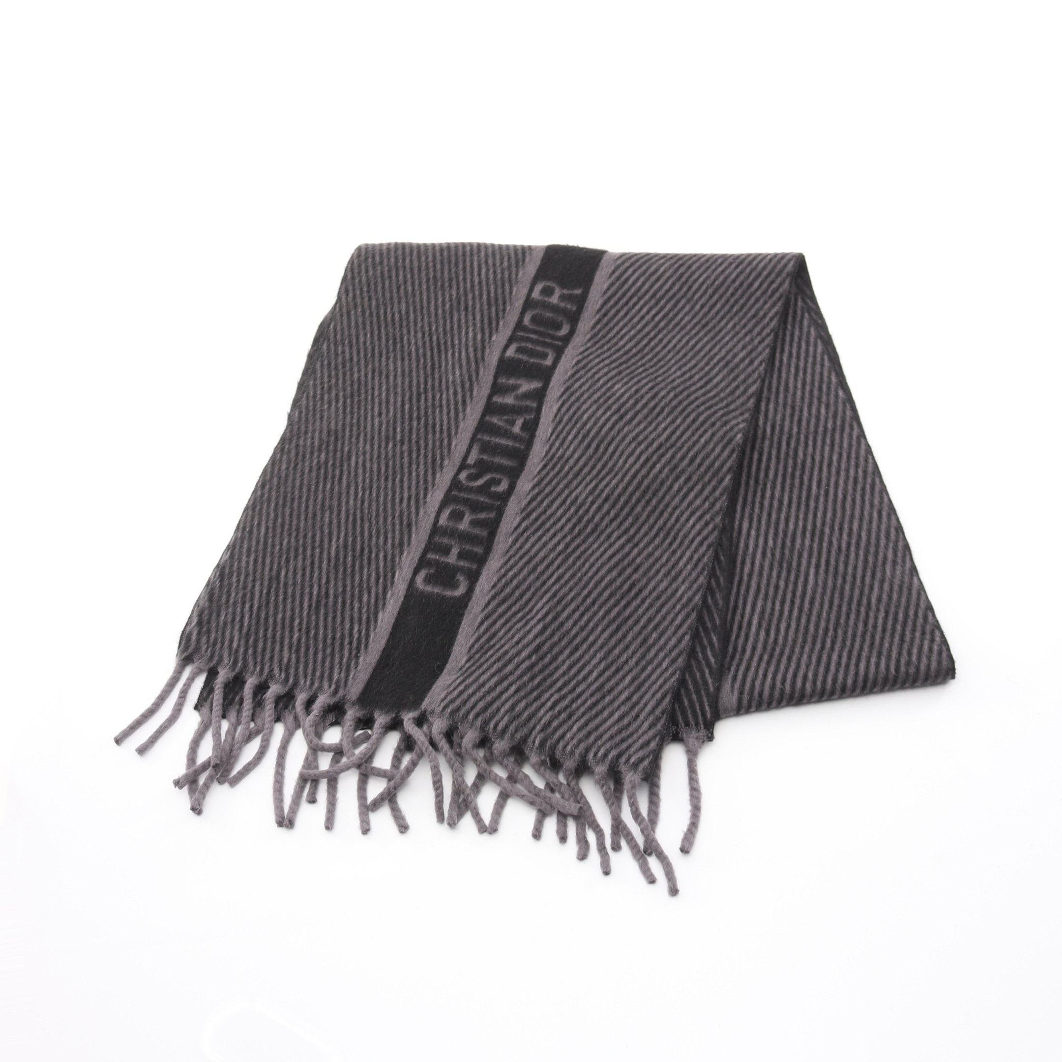 マフラー キャメル ブラック グレー クリスチャンディオール – RECLO