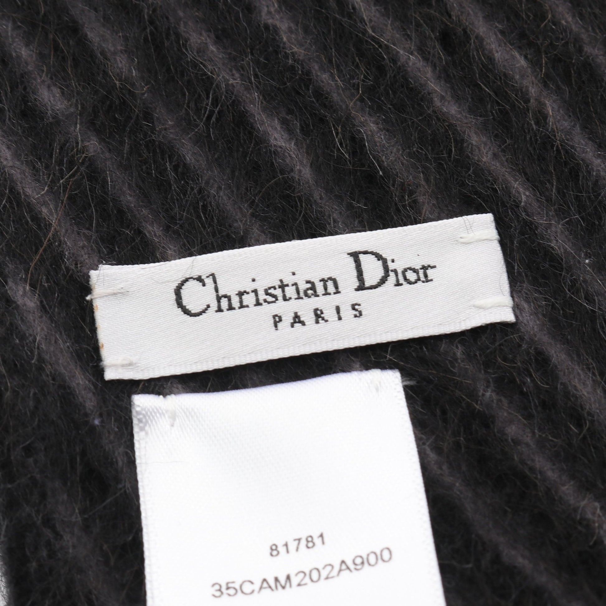マフラー キャメル ブラック グレー クリスチャンディオール 財布・小物 Christian Dior