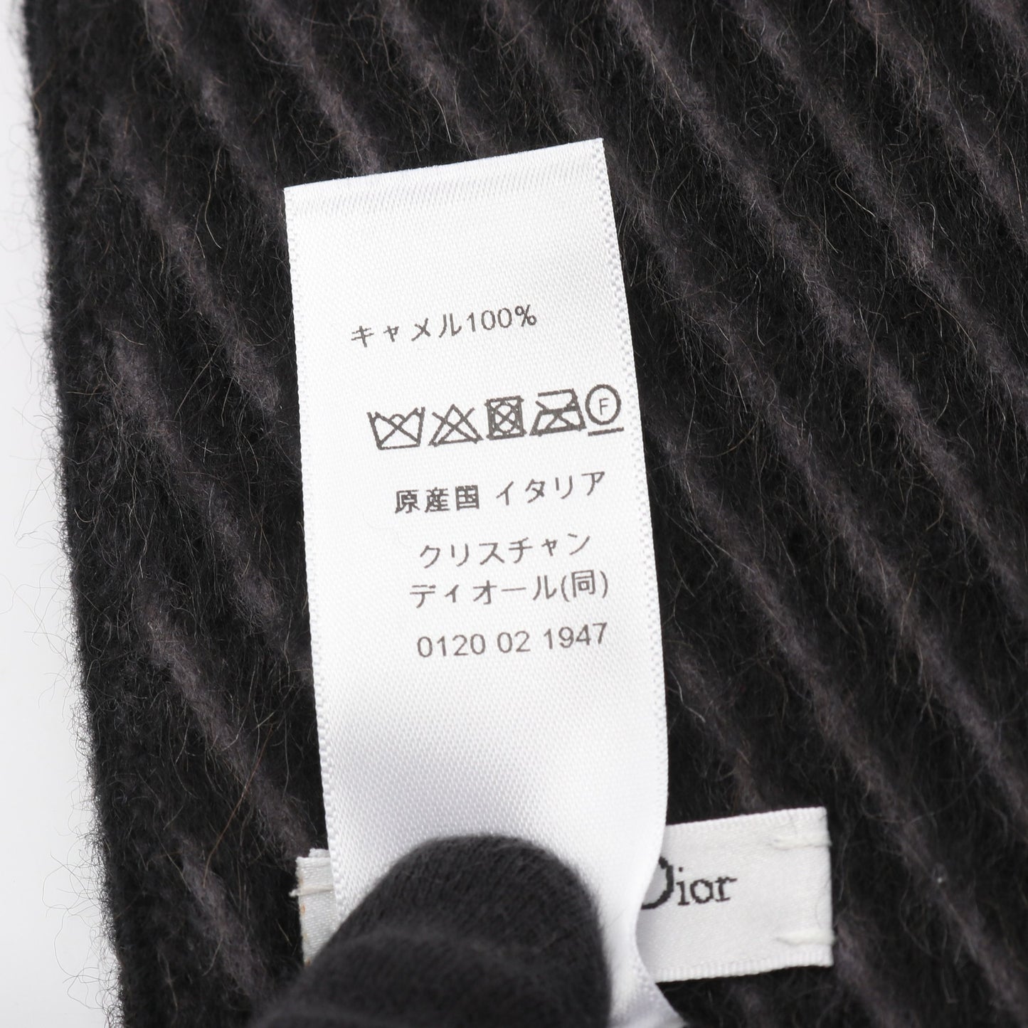 マフラー キャメル ブラック グレー クリスチャンディオール 財布・小物 Christian Dior