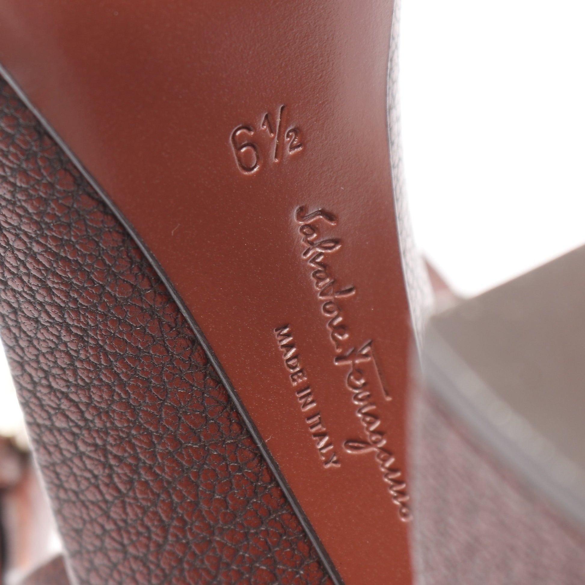 ガンチーニ サンダル レザー ボルドー サルヴァトーレフェラガモ シューズ Salvatore Ferragamo