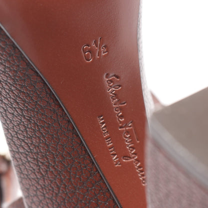ガンチーニ サンダル レザー ボルドー サルヴァトーレフェラガモ シューズ Salvatore Ferragamo