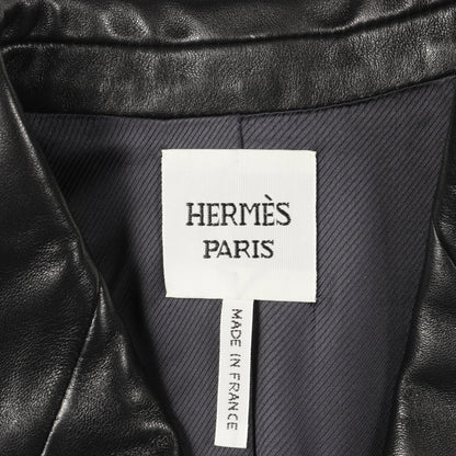 レザージャケット レザー ブラック エルメス アウター HERMES