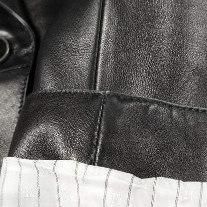 レザージャケット レザー ブラック エルメス アウター HERMES