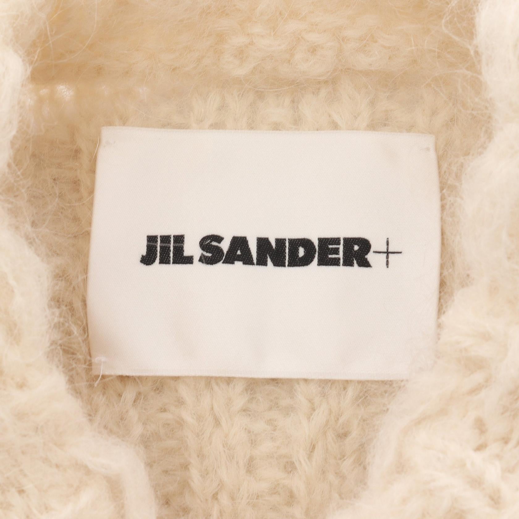 ニット モヘア アルパカ アイボリー ジルサンダープラス トップス JIL SANDER＋
