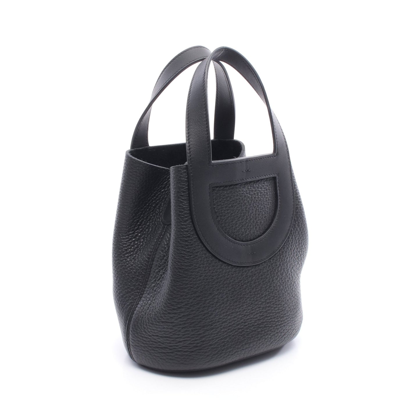 インザループ18 ハンドバッグ トリヨンクレマンス ブラック ゴールド金具 B刻印 エルメス バッグ HERMES