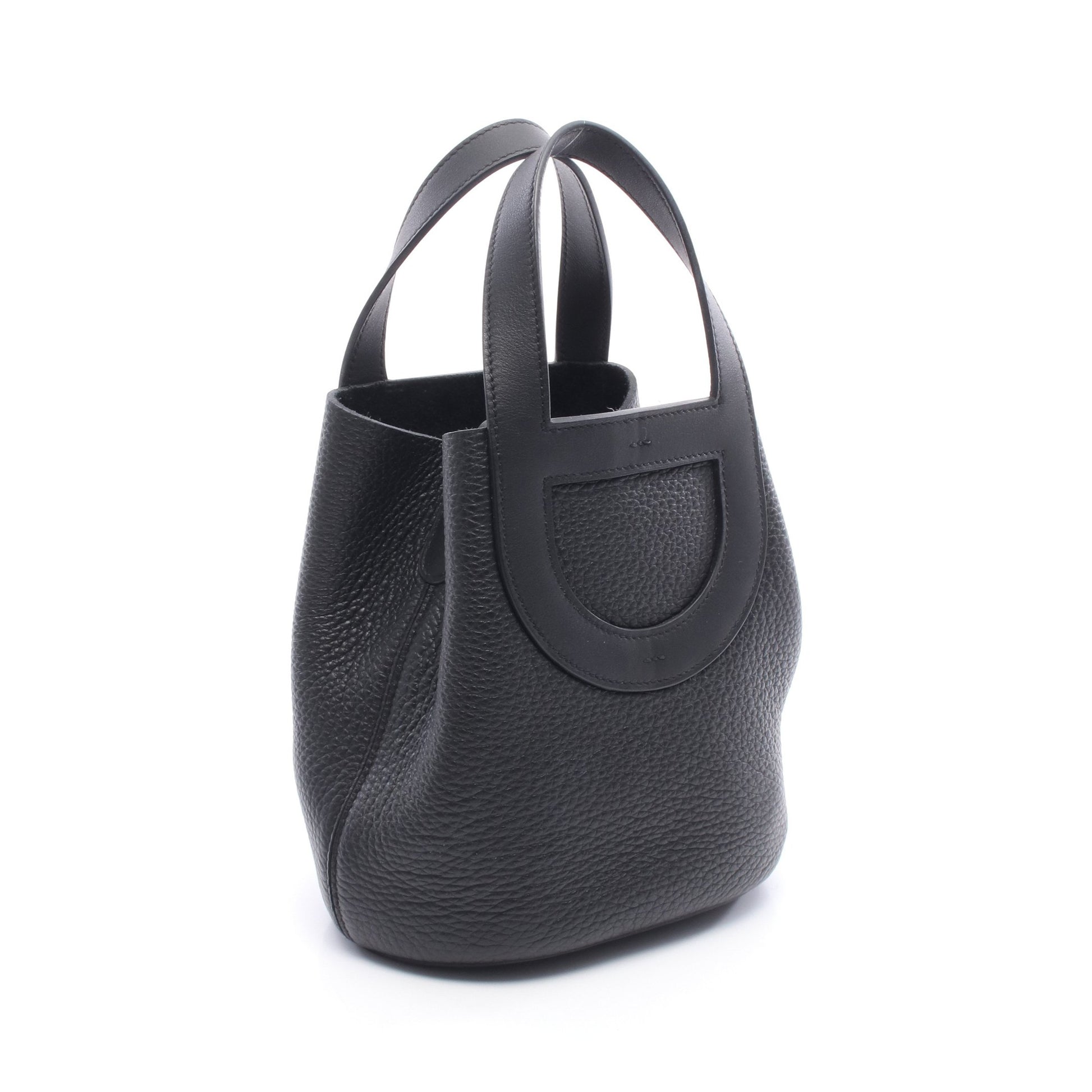 インザループ18 ハンドバッグ トリヨンクレマンス ブラック ゴールド金具 B刻印 エルメス バッグ HERMES