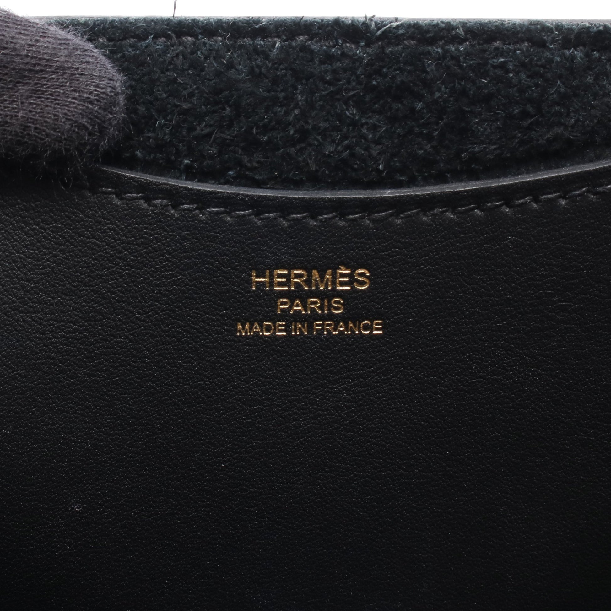 インザループ18 ハンドバッグ トリヨンクレマンス ブラック ゴールド金具 B刻印 エルメス バッグ HERMES