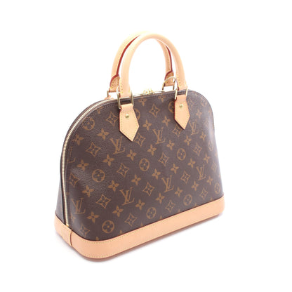 アルマ モノグラム ハンドバッグ PVC レザー ブラウン ルイヴィトン バッグ LOUIS VUITTON