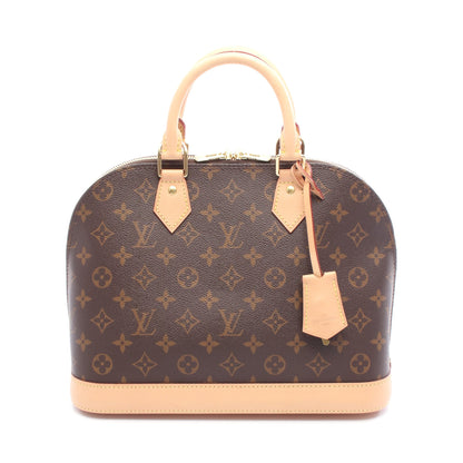 アルマ モノグラム ハンドバッグ PVC レザー ブラウン ルイヴィトン バッグ LOUIS VUITTON