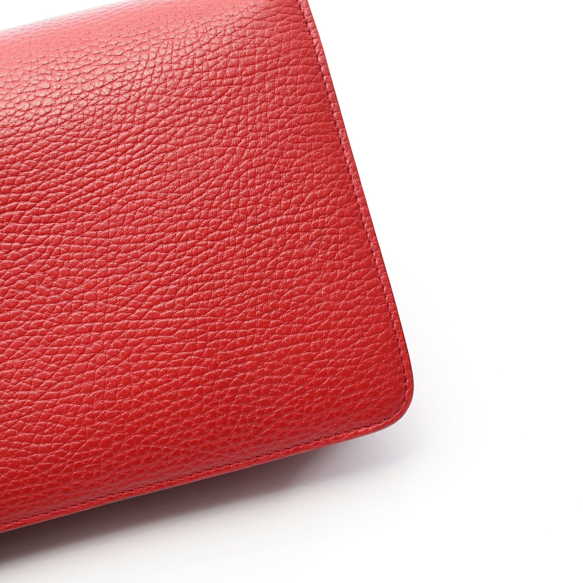 インターロッキングG チェーンショルダーバッグ レザー レッド グッチ バッグ GUCCI