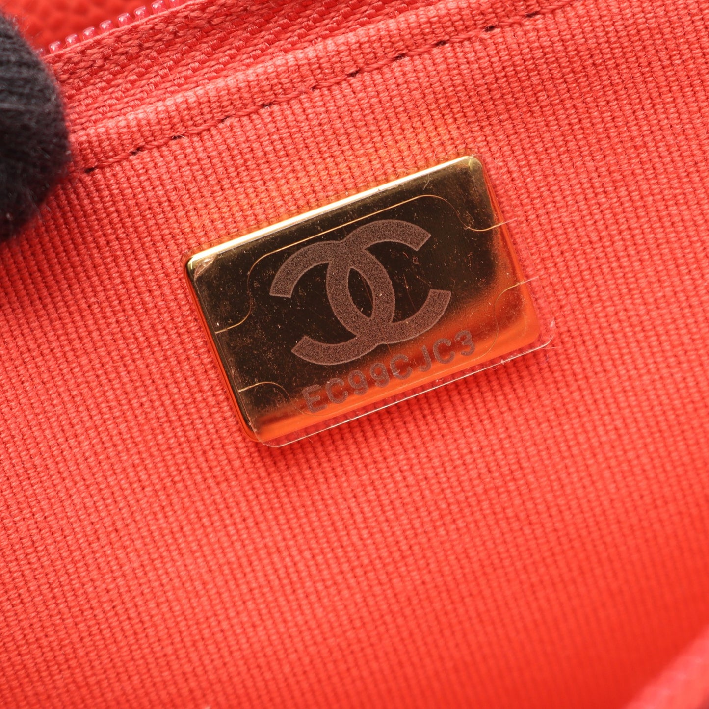 マトラッセ チェーンウォレット キャビアスキン オレンジレッド ゴールド金具 シャネル バッグ CHANEL