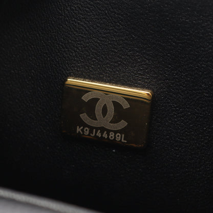 ボーイシャネル スモール チェーンショルダーバッグ キャビアスキン ブラック ゴールド金具 シャネル バッグ CHANEL