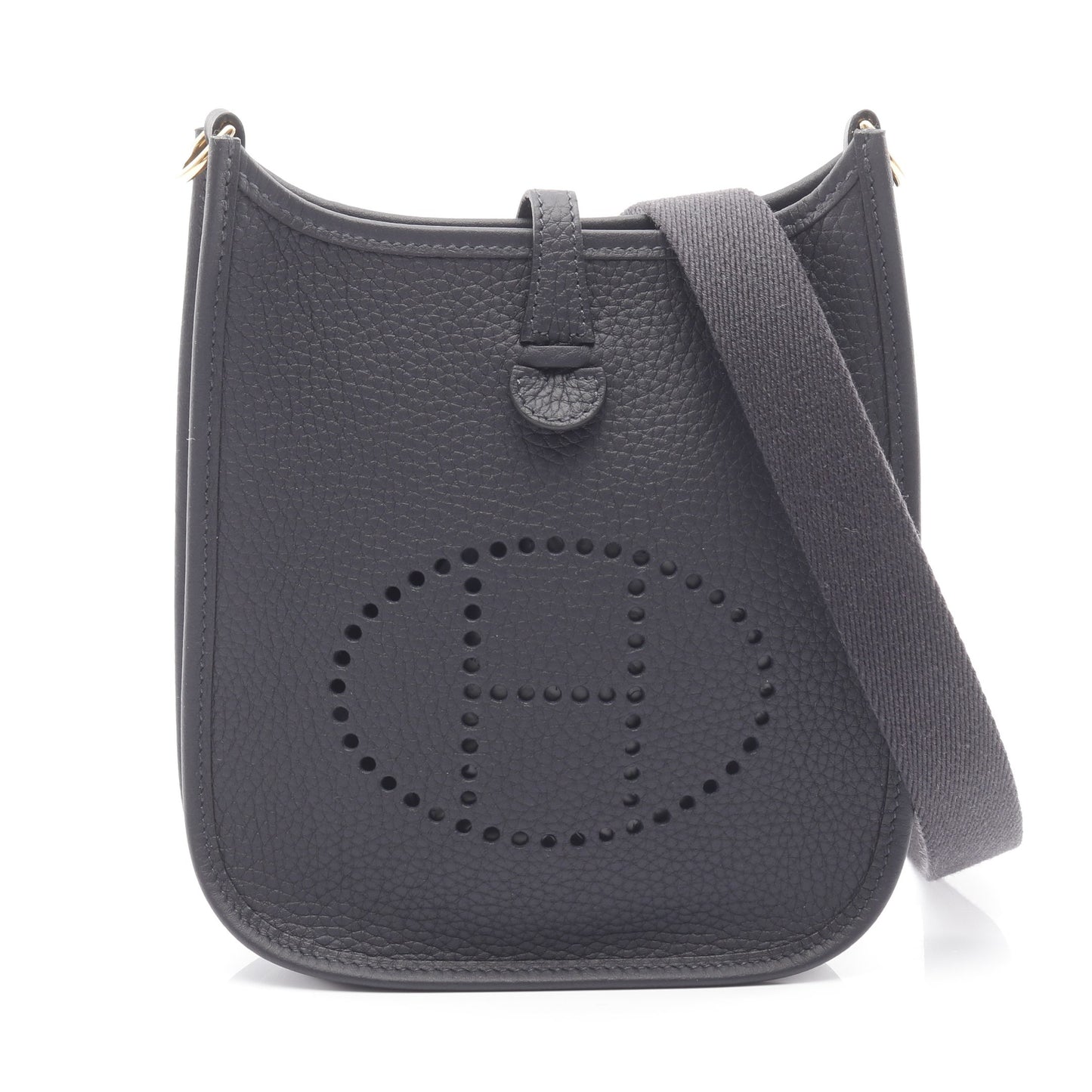 エヴリンTPM アマゾン キャバン ショルダーバッグ トリヨンクレマンス ブラック ゴールド金具 K刻印 エルメス バッグ HERMES