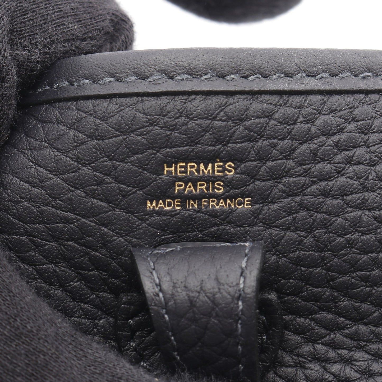 エヴリンTPM アマゾン キャバン ショルダーバッグ トリヨンクレマンス ブラック ゴールド金具 K刻印 エルメス バッグ HERMES