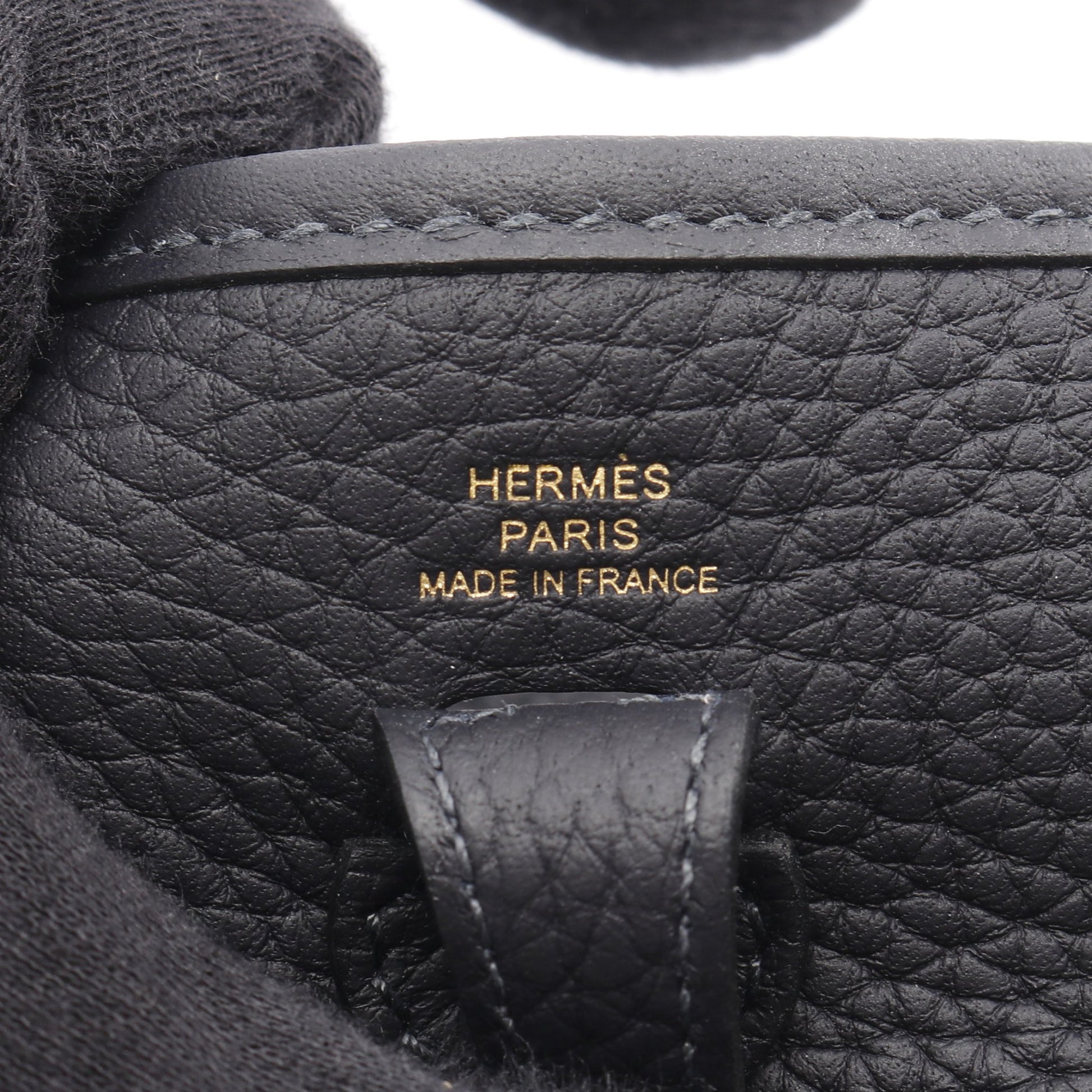 エヴリンTPM アマゾン キャバン ショルダーバッグ トリヨンクレマンス ブラック ゴールド金具 K刻印 エルメス バッグ HERMES