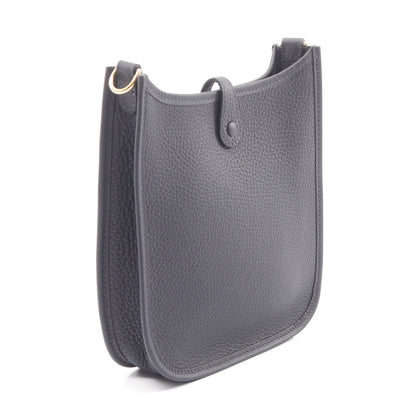 エヴリンTPM アマゾン キャバン ショルダーバッグ トリヨンクレマンス ブラック ゴールド金具 K刻印 エルメス バッグ HERMES