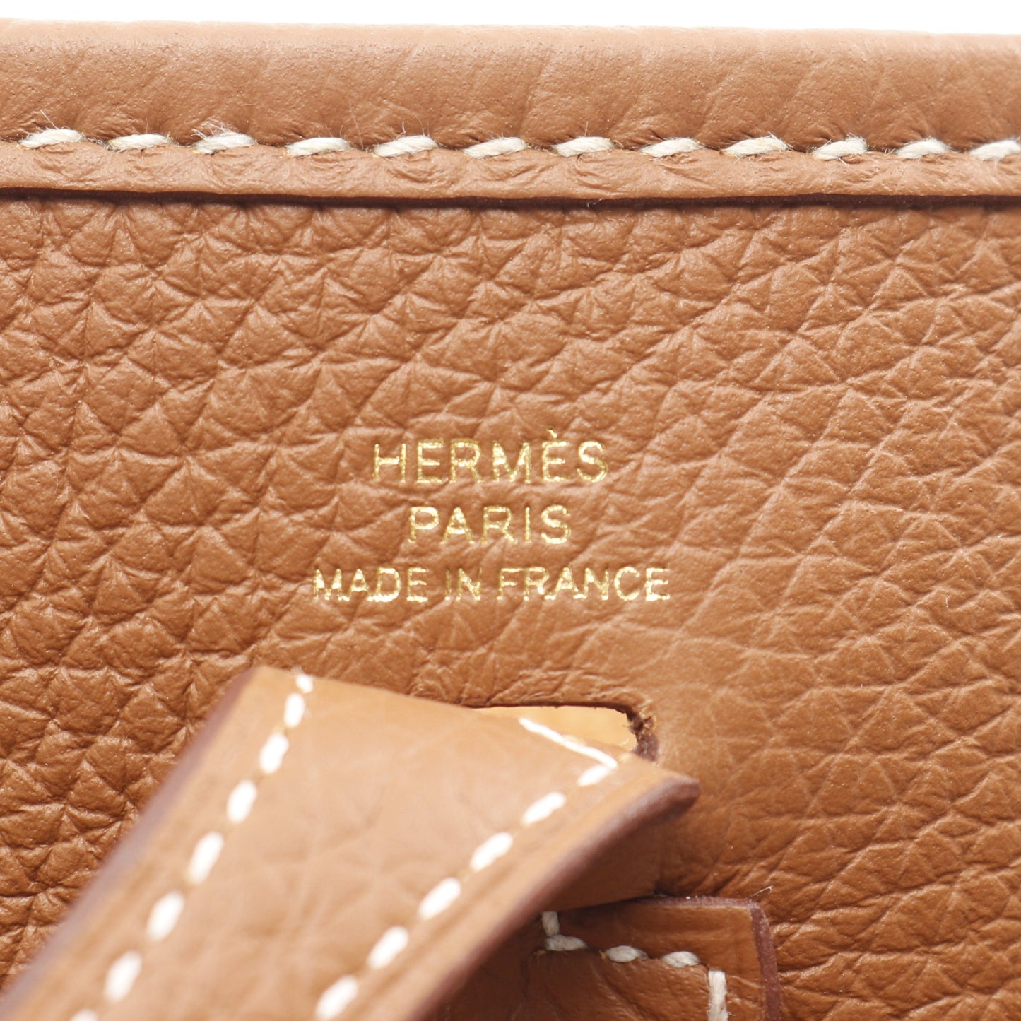 エヴリンTPM アマゾン ゴールド ショルダーバッグ トリヨンクレマンス ブラウン ゴールド金具 K刻印 エルメス バッグ HERMES