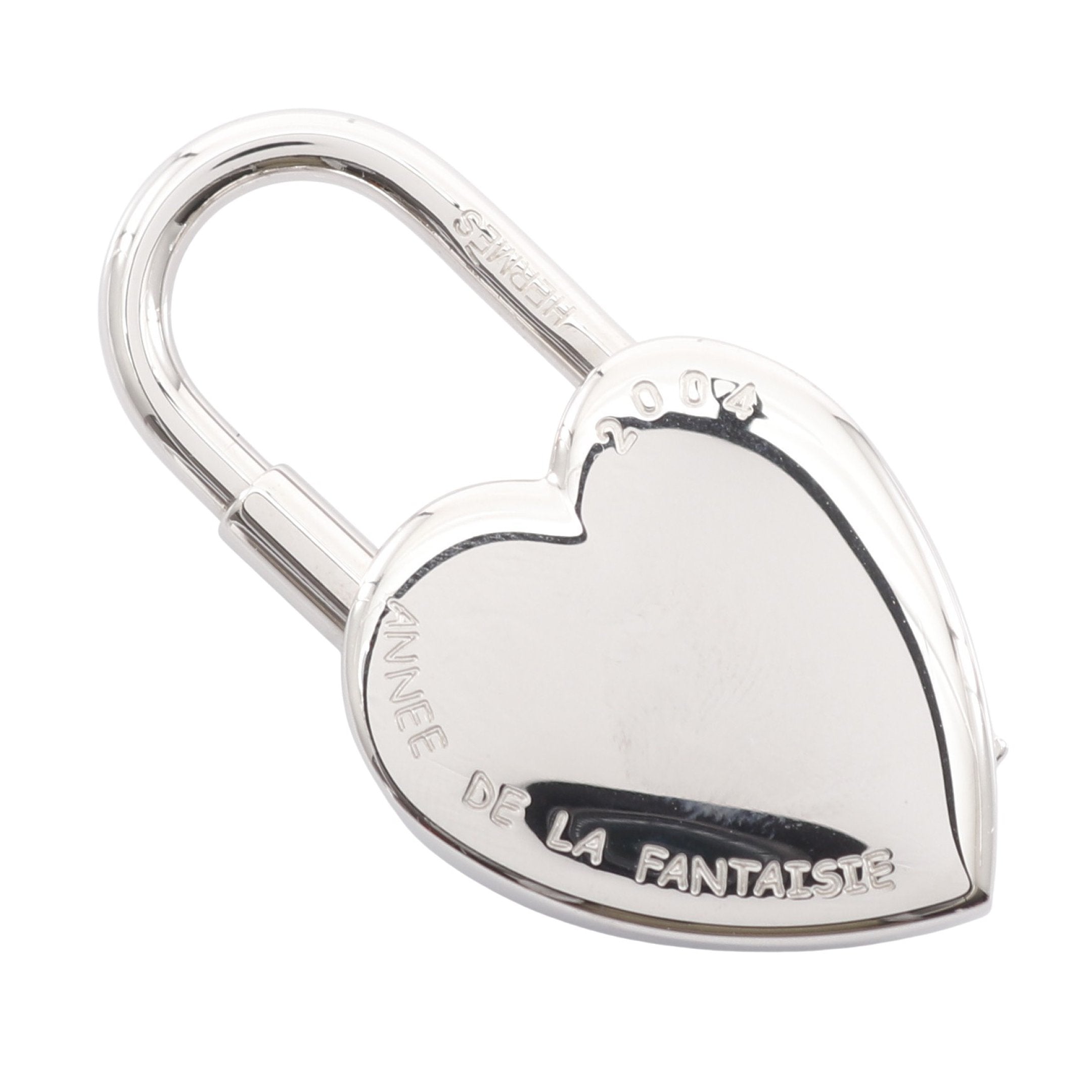 エルメス ロック ハートファンタジー 2004年限定 シルバー カデナ チャーム カデナ ロックハート ファンタジー バッグチャーム シルバー 2004年