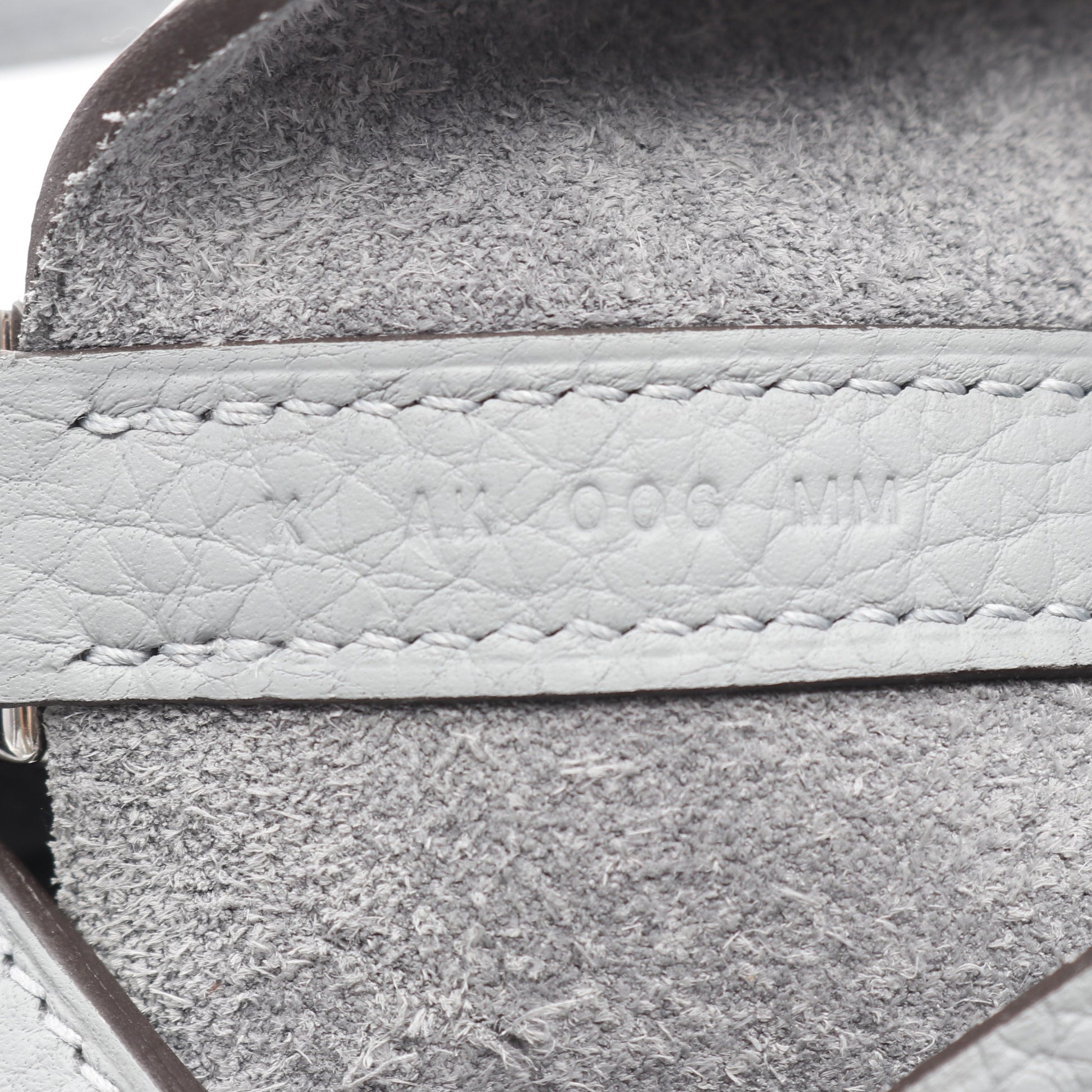 ピコタンロックPM グリパンタン ハンドバッグ トリヨンクレマンス グレー シルバー金具 K刻印 エルメス バッグ HERMES