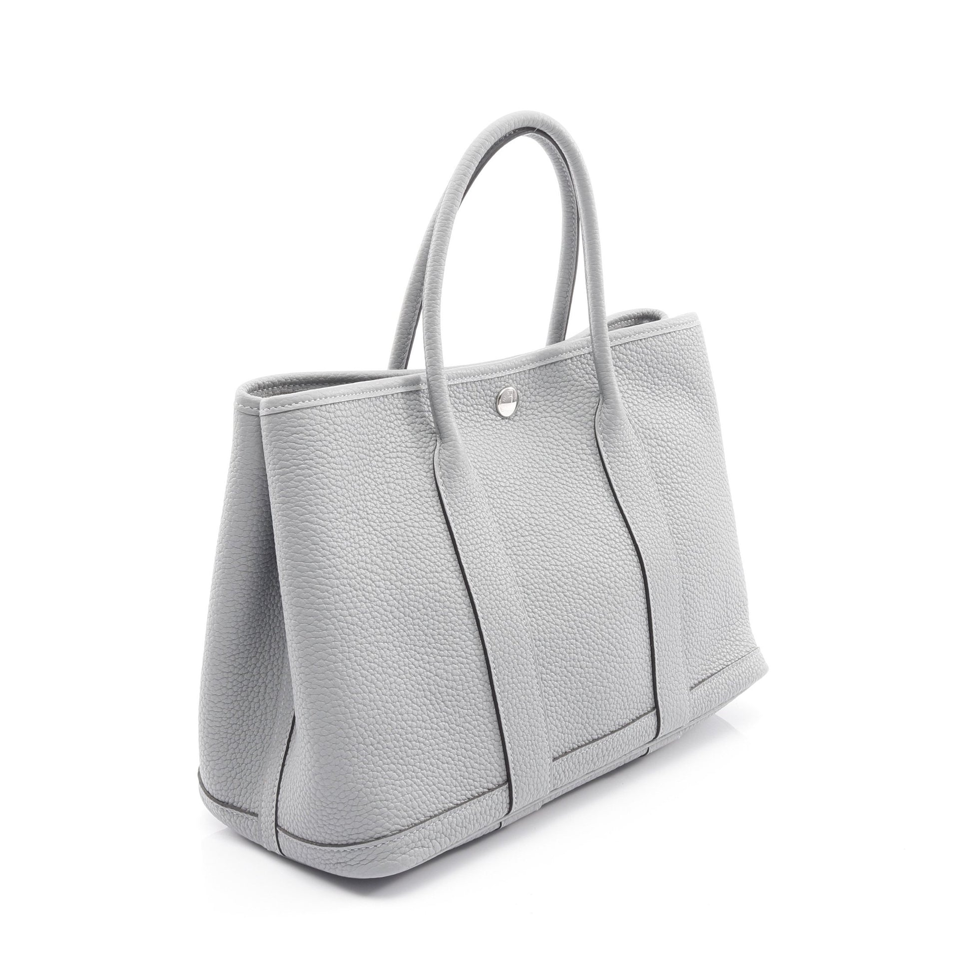 ガーデンパーティTPM グリパンタン ハンドバッグ トートバッグ ネゴンダ グレー シルバー金具 K刻印 エルメス バッグ HERMES