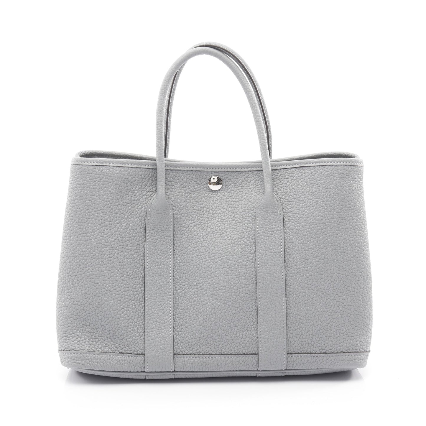 ガーデンパーティTPM グリパンタン ハンドバッグ トートバッグ ネゴンダ グレー シルバー金具 K刻印 エルメス バッグ HERMES