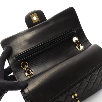 マトラッセ Wフラップ Wチェーンショルダーバッグ ラムスキン ブラック ゴールド金具 シャネル バッグ CHANEL