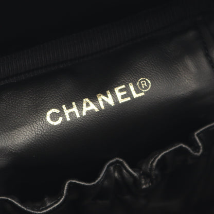 ココマーク ハンドバッグ バニティバッグ キャビアスキン ブラック ゴールド金具 シャネル バッグ CHANEL
