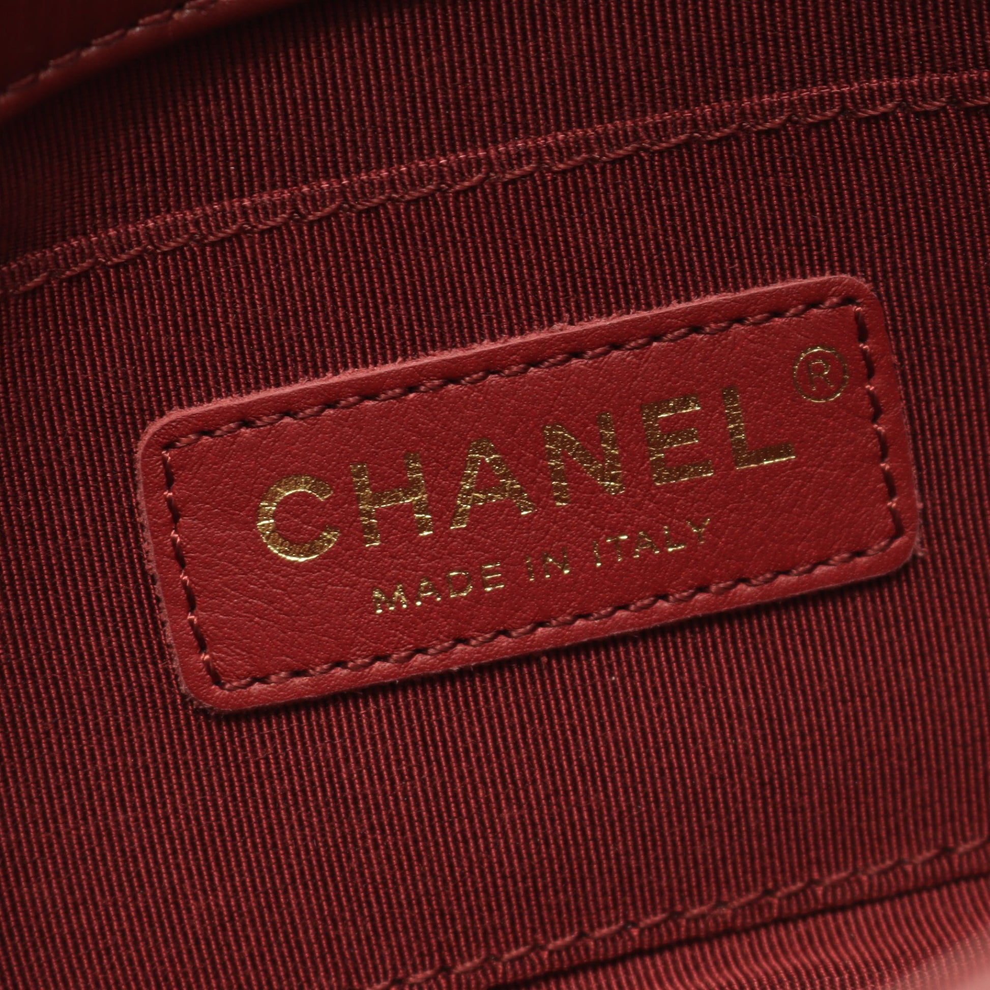 マトラッセ チェーンショルダーバッグ ラムスキン ボルドー ゴールド金具 シャネル バッグ CHANEL