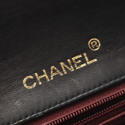 ミニマトラッセ チェーンショルダーバッグ ラムスキン ブラック ゴールド金具 ヴィンテージ シャネル バッグ CHANEL