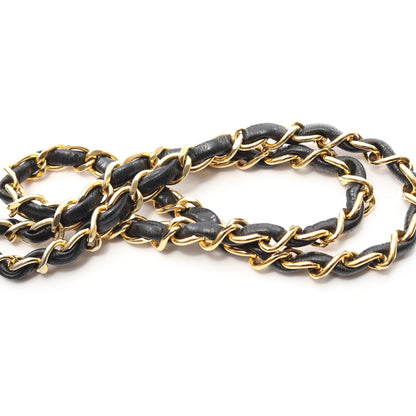 ミニマトラッセ チェーンショルダーバッグ ラムスキン ブラック ゴールド金具 ヴィンテージ シャネル バッグ CHANEL