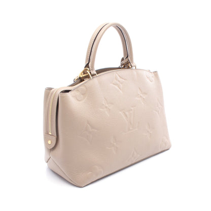 グラン パレMM モノグラムアンプラント トゥルトレール ハンドバッグ レザー グレーベージュ 2WAY ルイヴィトン バッグ LOUIS VUITTON
