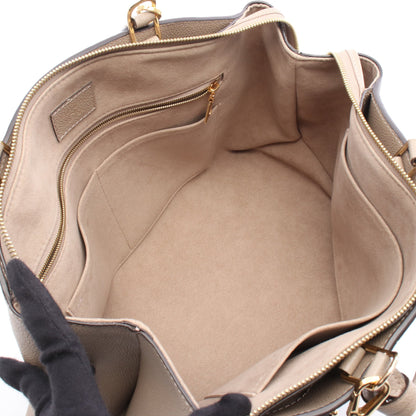 グラン パレMM モノグラムアンプラント トゥルトレール ハンドバッグ レザー グレーベージュ 2WAY ルイヴィトン バッグ LOUIS VUITTON