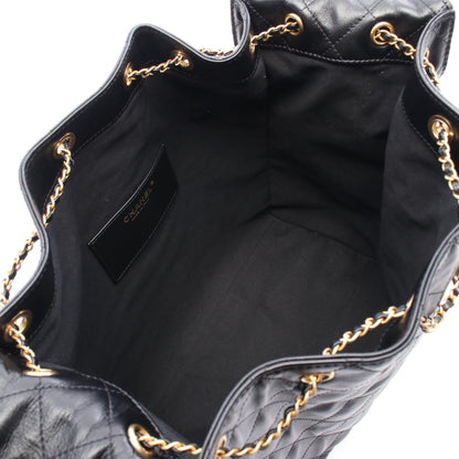 シャネル25 スモール チェーンショルダーバッグ レザー ブラック ゴールド金具 シャネル バッグ CHANEL