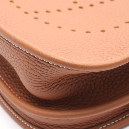 エヴリン 3 トロワ PM ゴールド ショルダーバッグ トリヨンクレマンス ブラウン シルバー金具 K刻印 エルメス バッグ HERMES