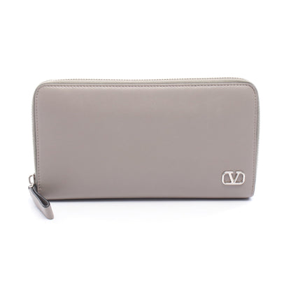 Vロゴ シグネチャー ラウンドファスナー長財布 レザー グレー ヴァレンティノガラヴァーニ 財布・小物 VALENTINO GARAVANI