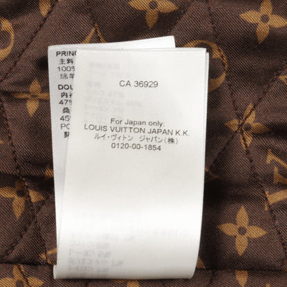 Vパッチ バーシティジャケット スタジャン ウール レザー ブルー マルチカラー 切替 ルイヴィトン アウター LOUIS VUITTON