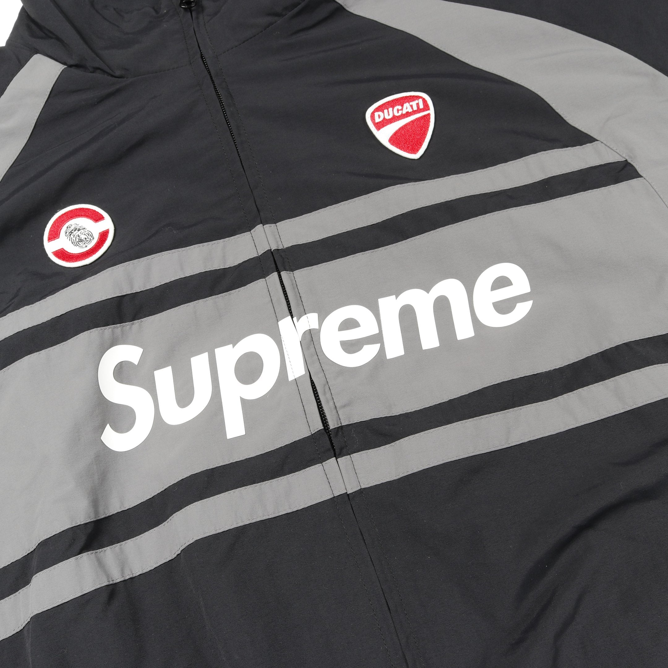 Ducati Track Jacket トラックジャケット ナイロン ブラック グレー