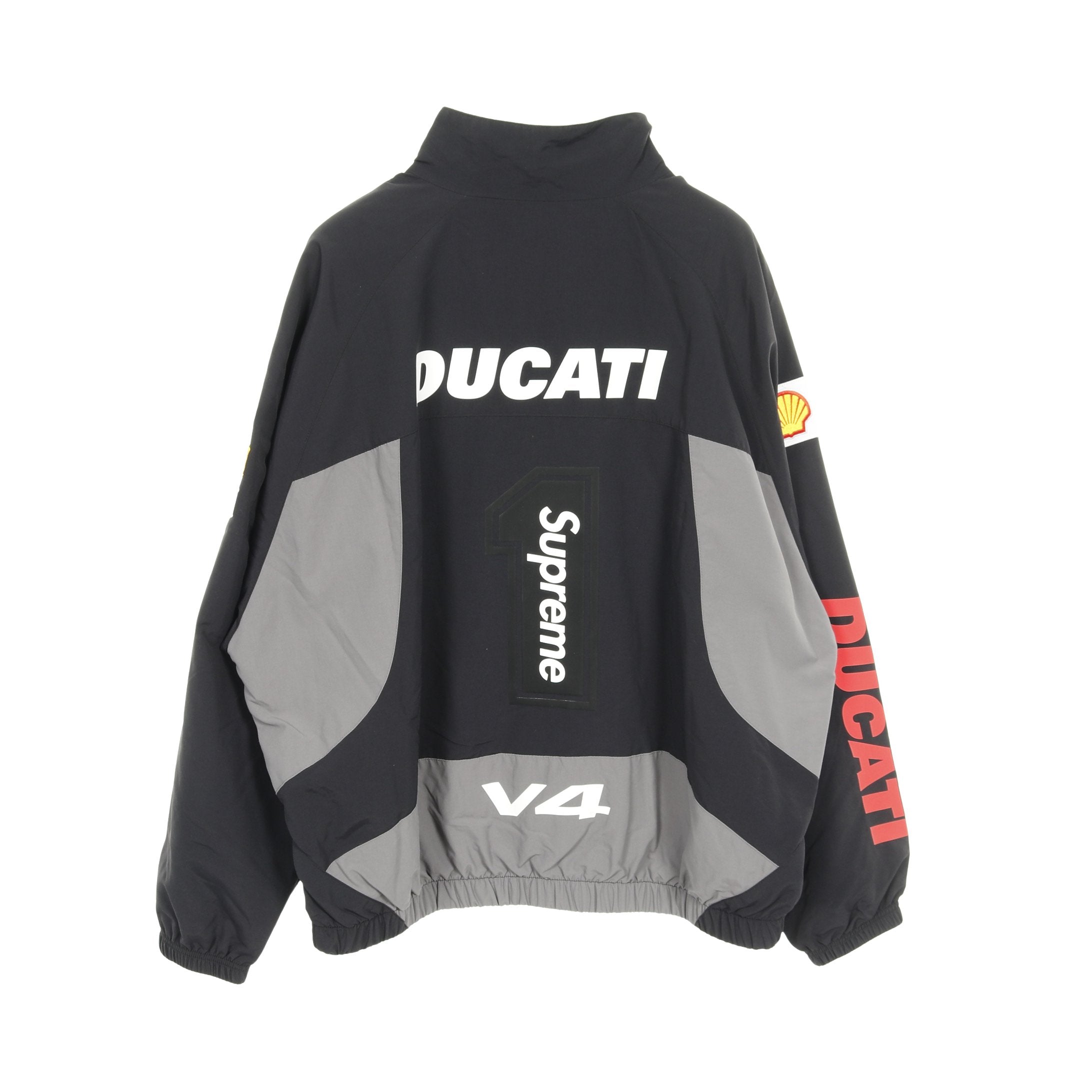 Ducati Track Jacket トラックジャケット ナイロン ブラック グレー