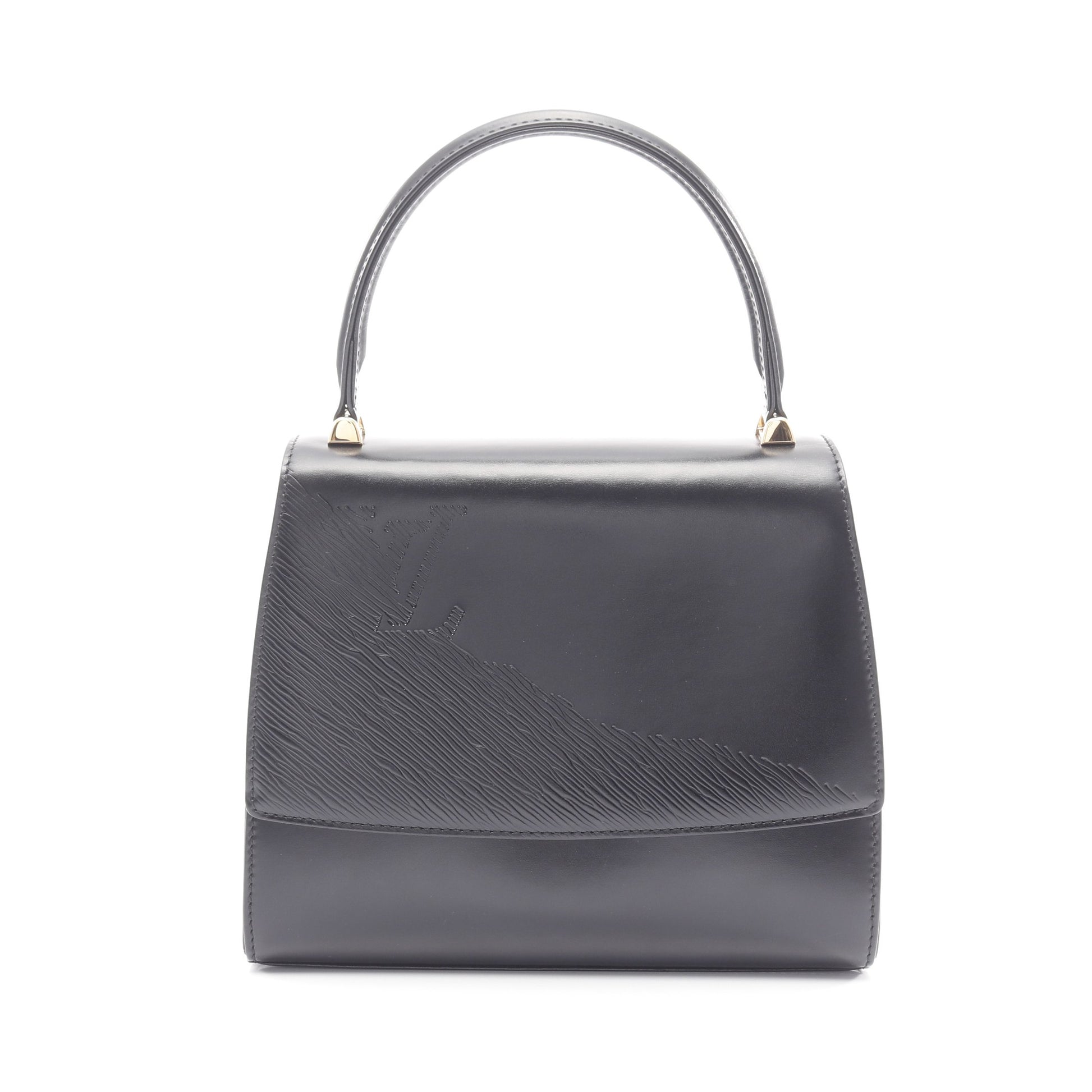 アテネ オペラ ハンドバッグ レザー ブラック ルイヴィトン バッグ LOUIS VUITTON