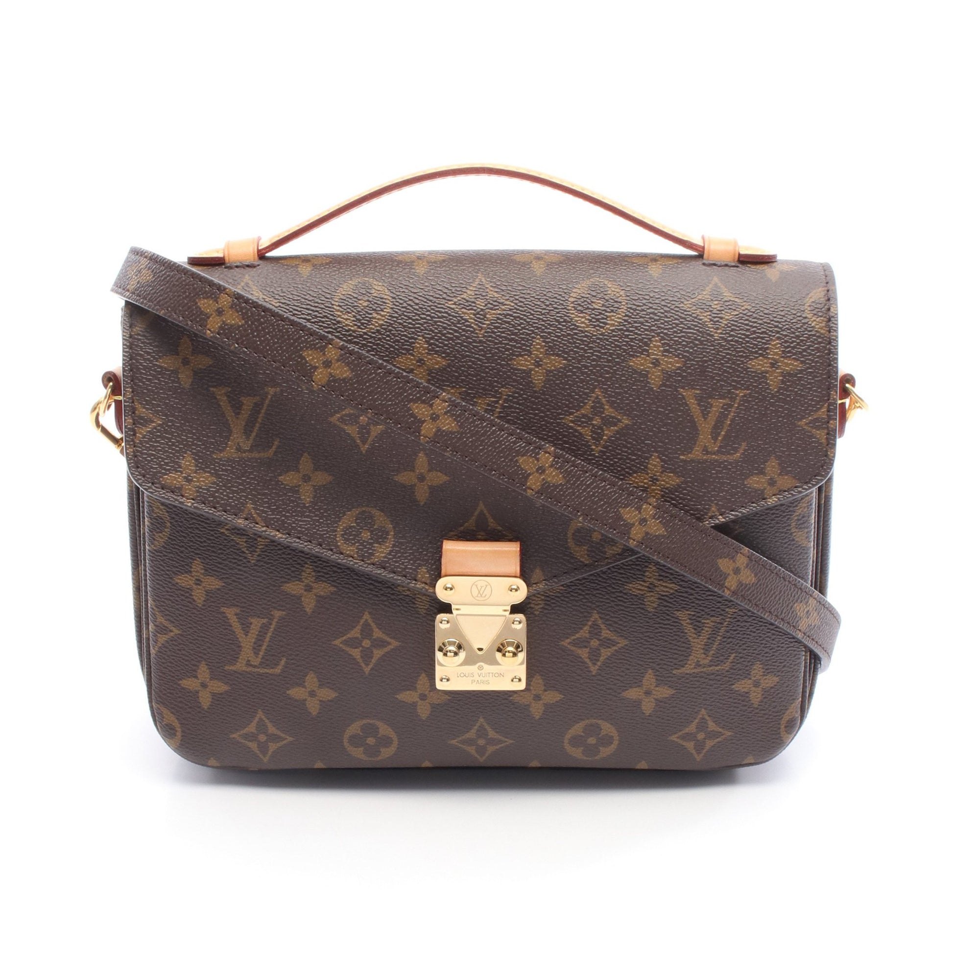 ポシェット メティス MM モノグラム ハンドバッグ PVC レザー ブラウン 2WAY ルイヴィトン バッグ LOUIS VUITTON