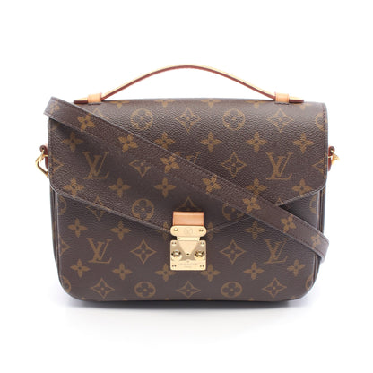 ポシェット メティス MM モノグラム ハンドバッグ PVC レザー ブラウン 2WAY ルイヴィトン バッグ LOUIS VUITTON