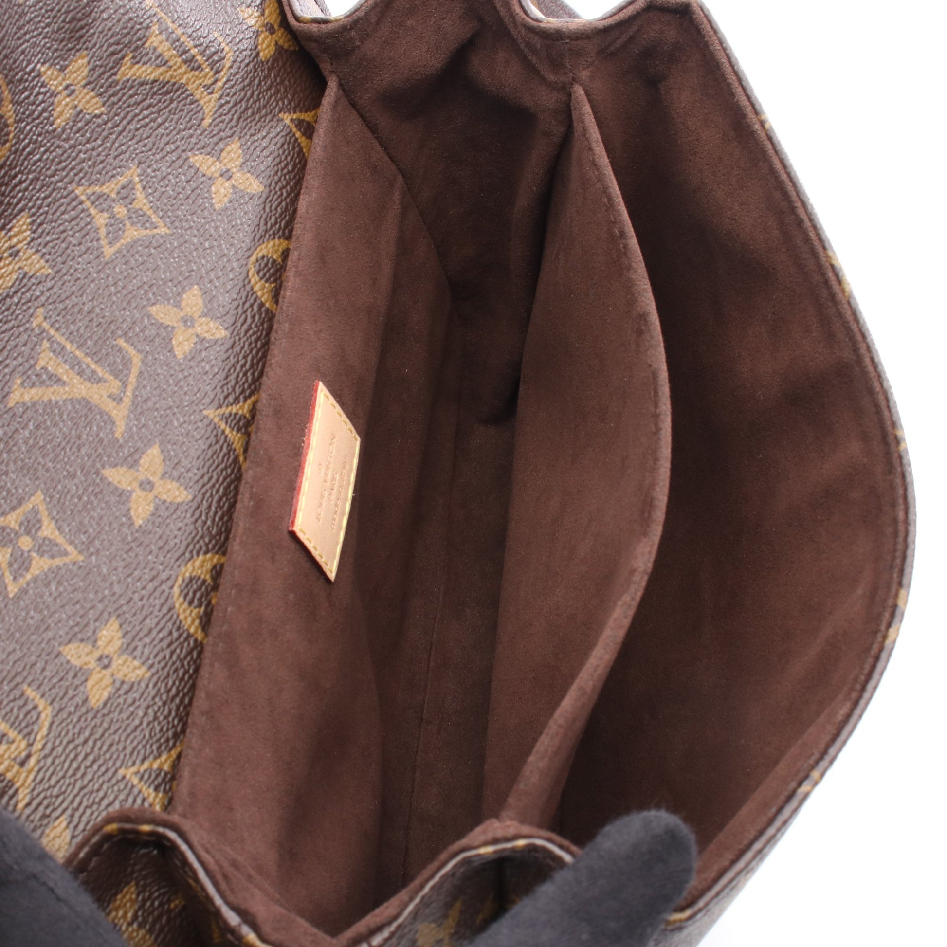 ポシェット メティス MM モノグラム ハンドバッグ PVC レザー ブラウン 2WAY ルイヴィトン バッグ LOUIS VUITTON