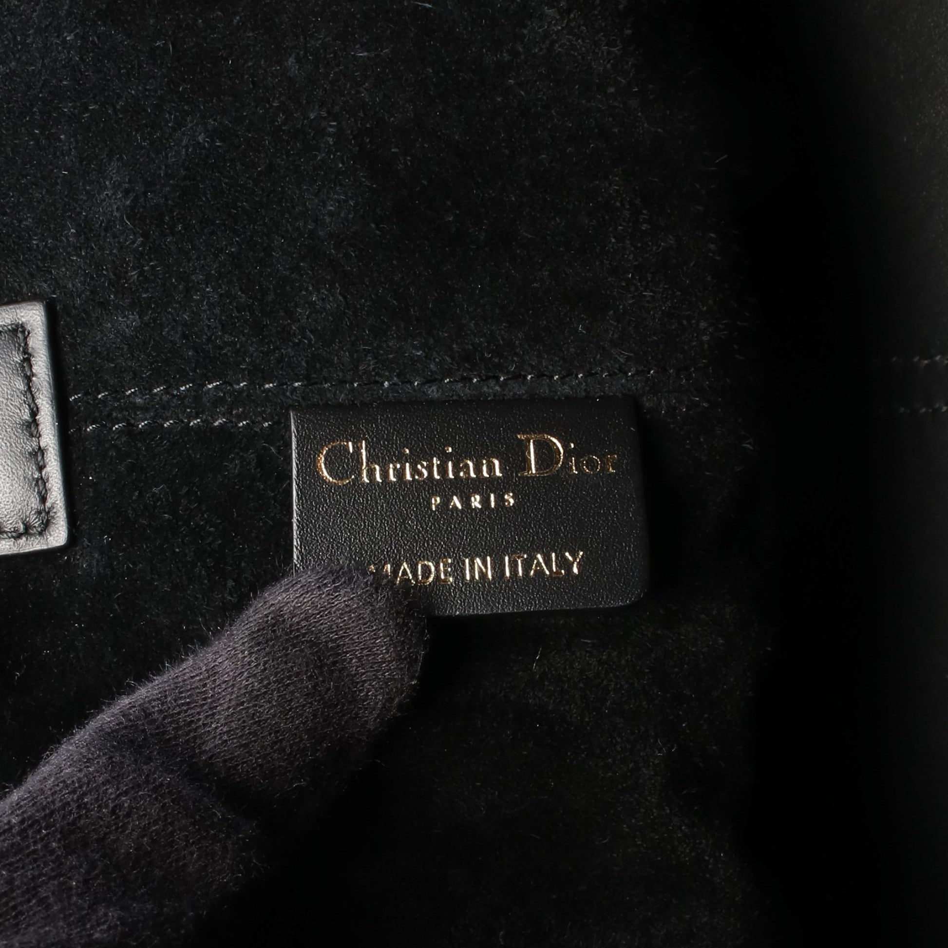 Toujours トゥージュール ミディアム マクロカナージュ ハンドバッグ レザー ブラック クリスチャンディオール バッグ Christian Dior