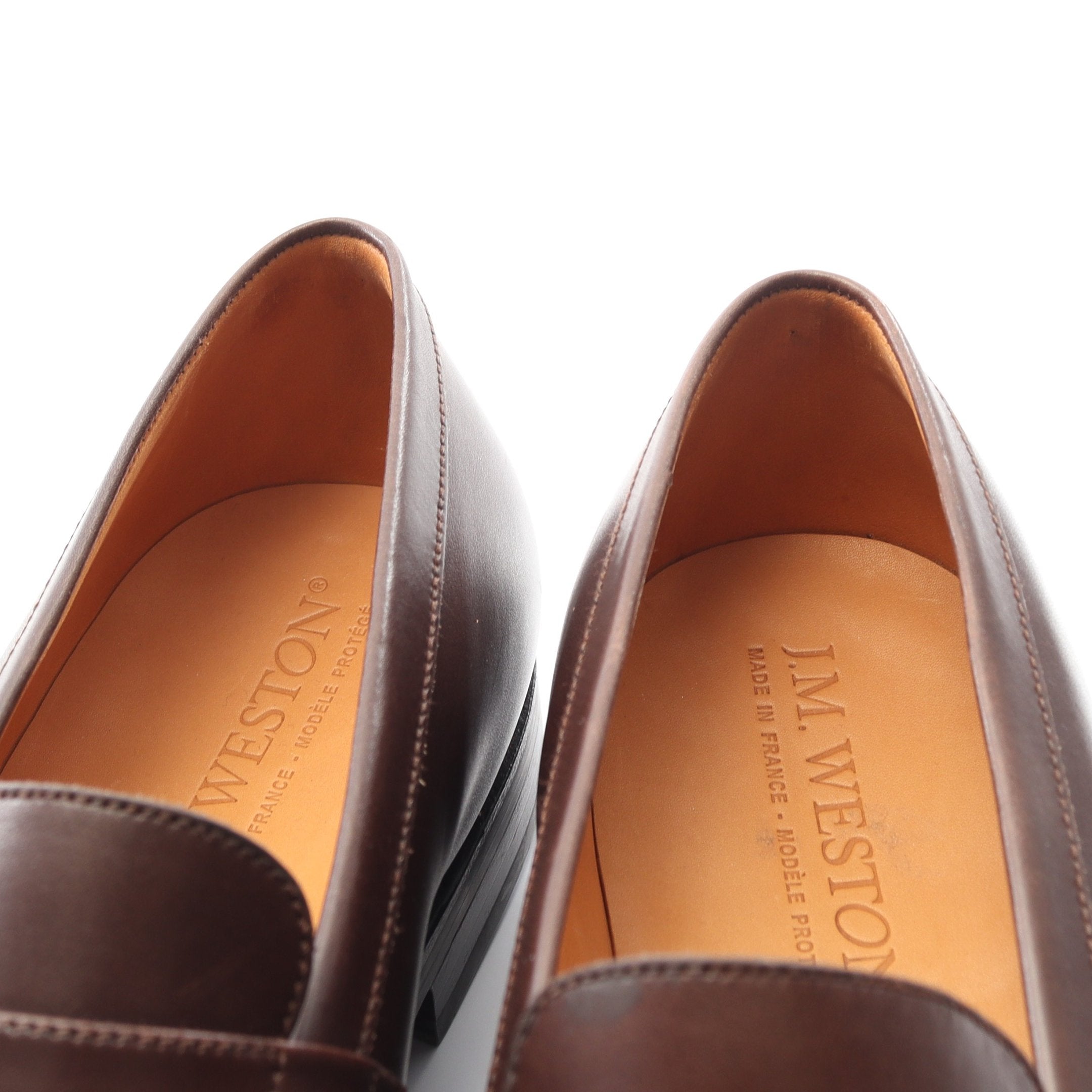 WEEJUNS ダークブラウン レザー ローファー ローファー レザー ダークブラウン ジェイエムウエストン – RECLO