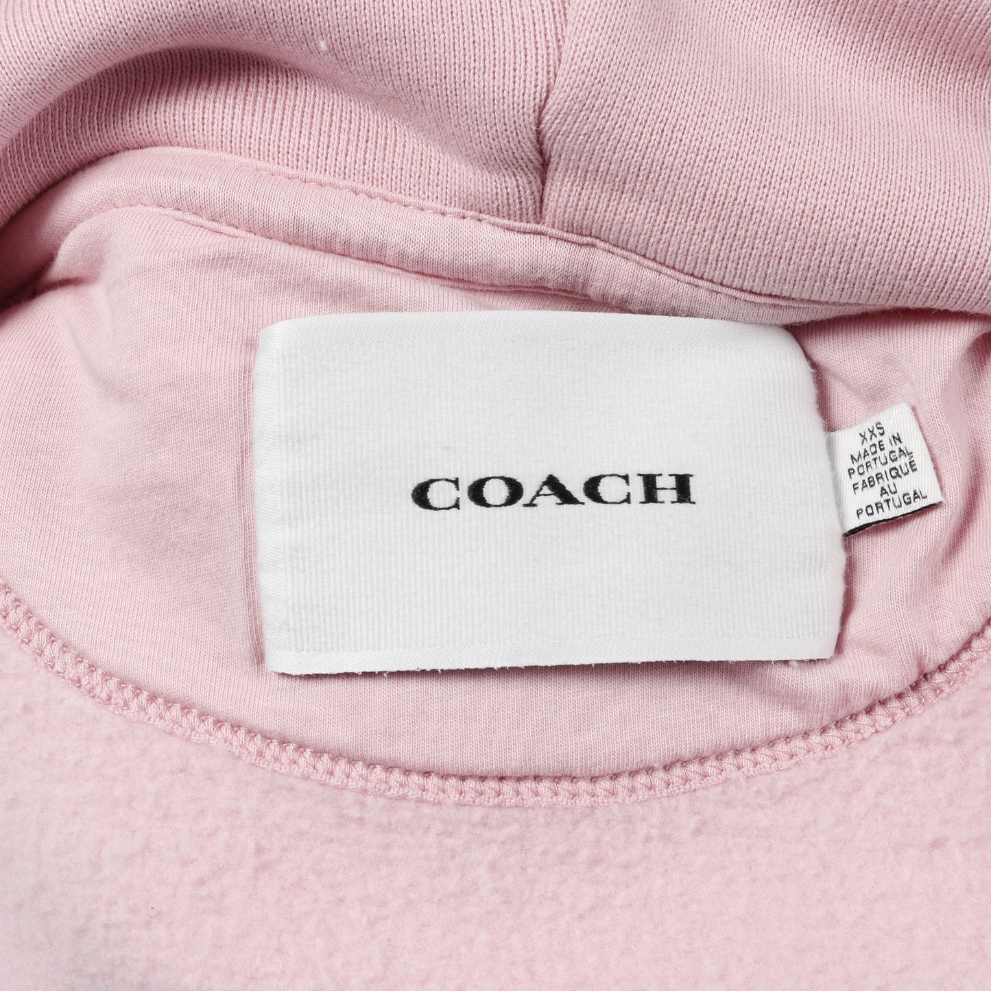 オーバーサイズド シグネチャー クレスト フーディー プルオーバーパーカー コットン ピンク コーチ トップス COACH