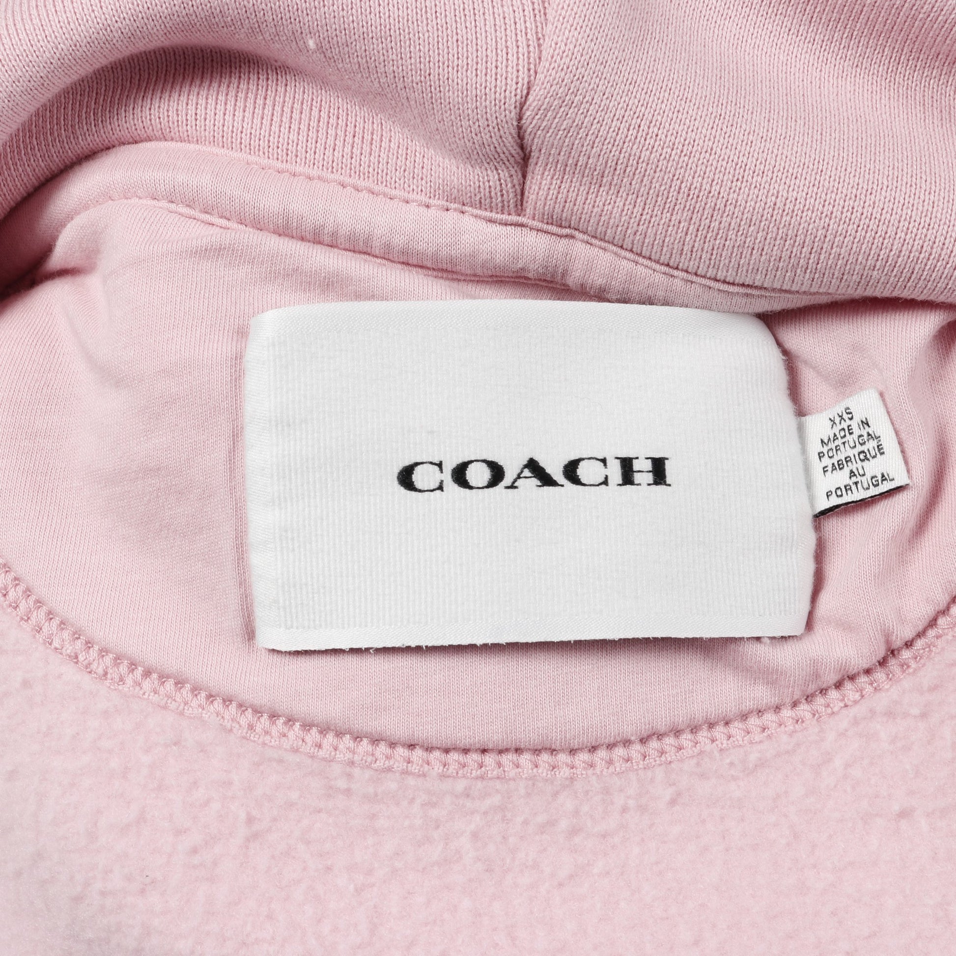 オーバーサイズド シグネチャー クレスト フーディー プルオーバーパーカー コットン ピンク コーチ トップス COACH