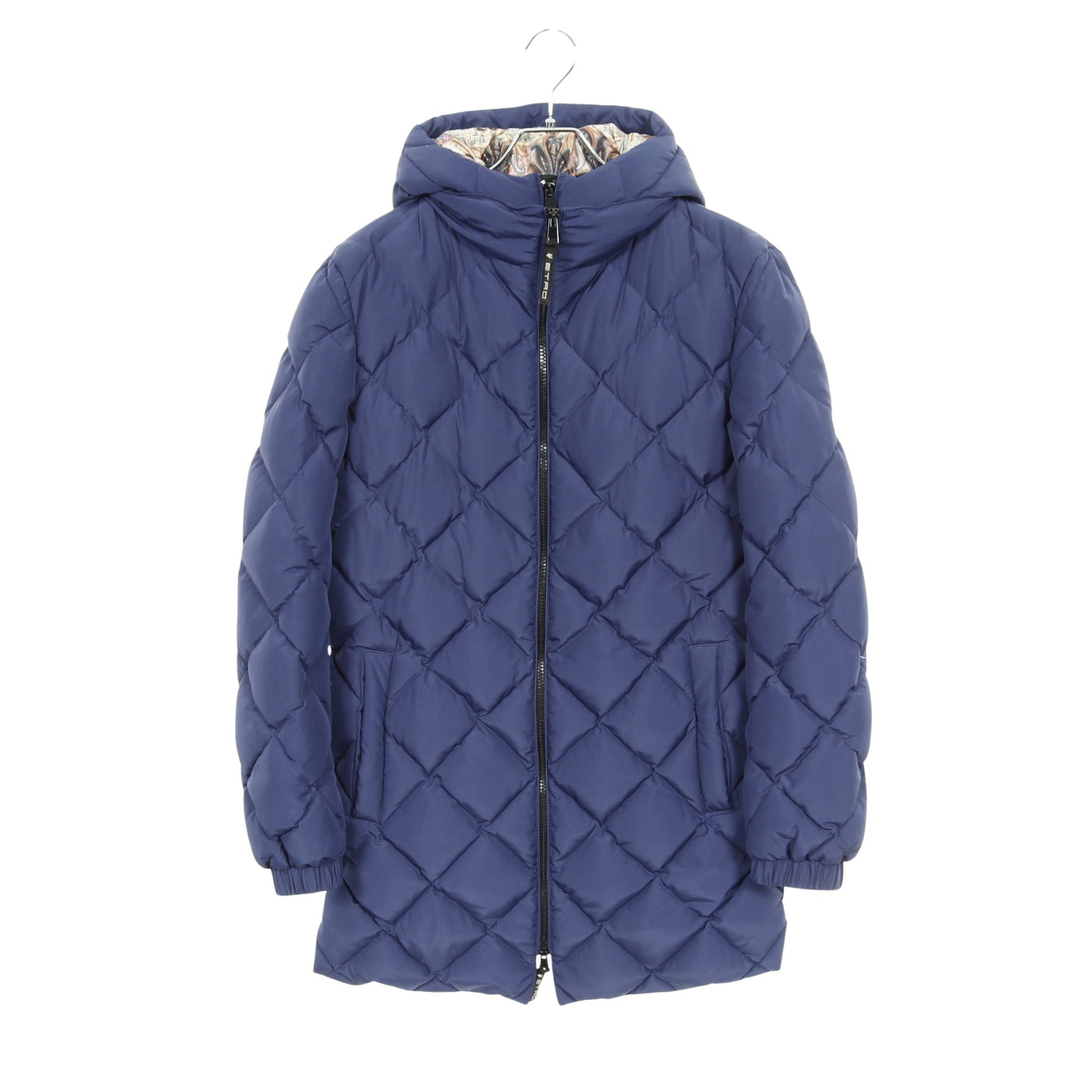 ダウンコート ブルー エトロ アウター ETRO