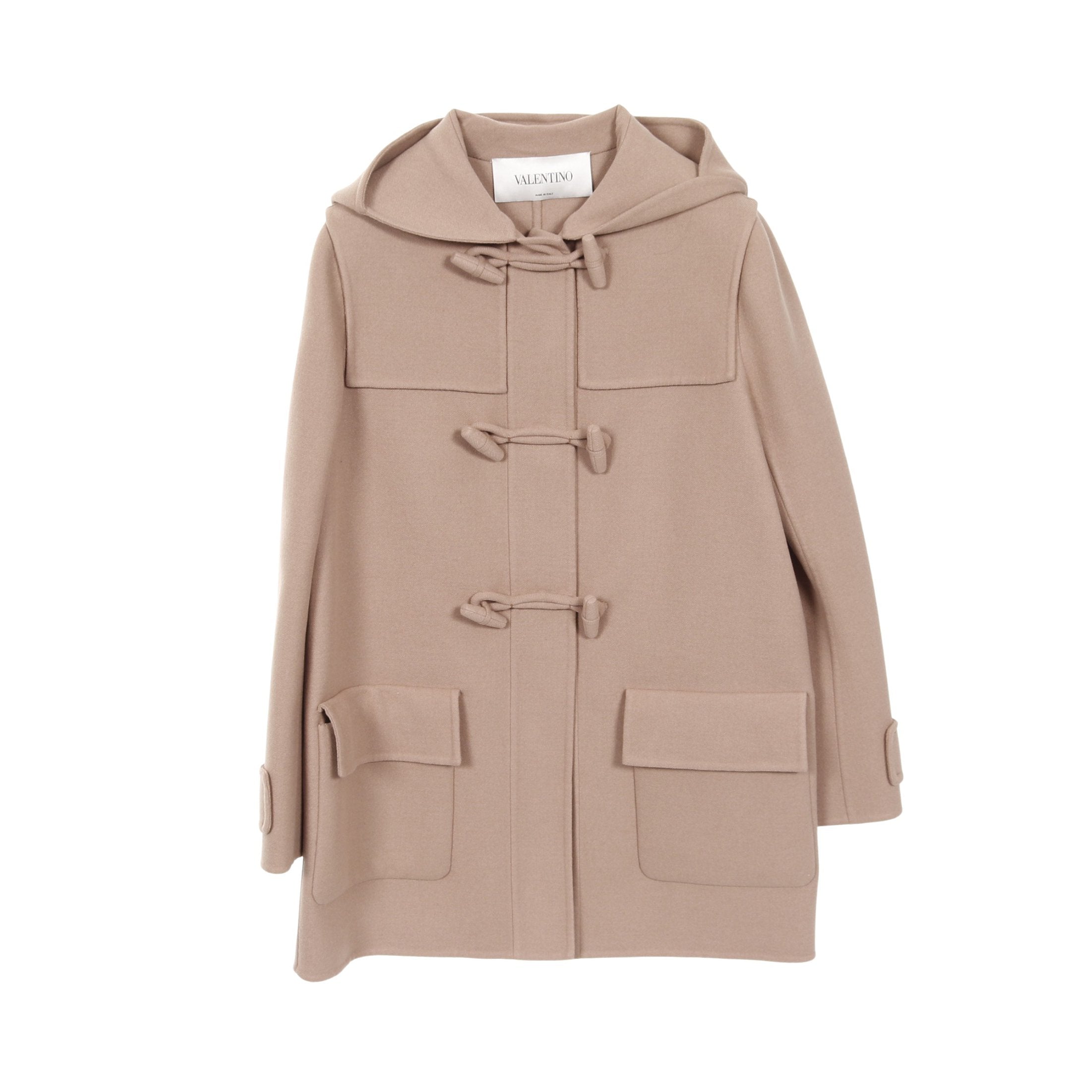 ダッフルコート ウール ライトブラウン ヴァレンティノ – RECLO