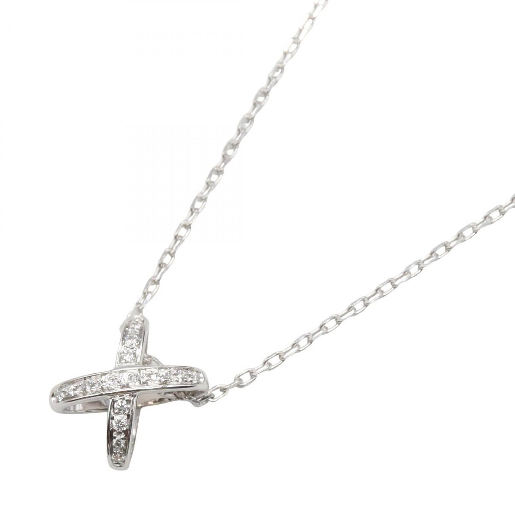 ジュ ドゥ リアン ネックレス ダイヤ ネックレス K18WG ダイヤモンド ホワイトゴールド クリア ショーメ アクセサリー CHAUMET