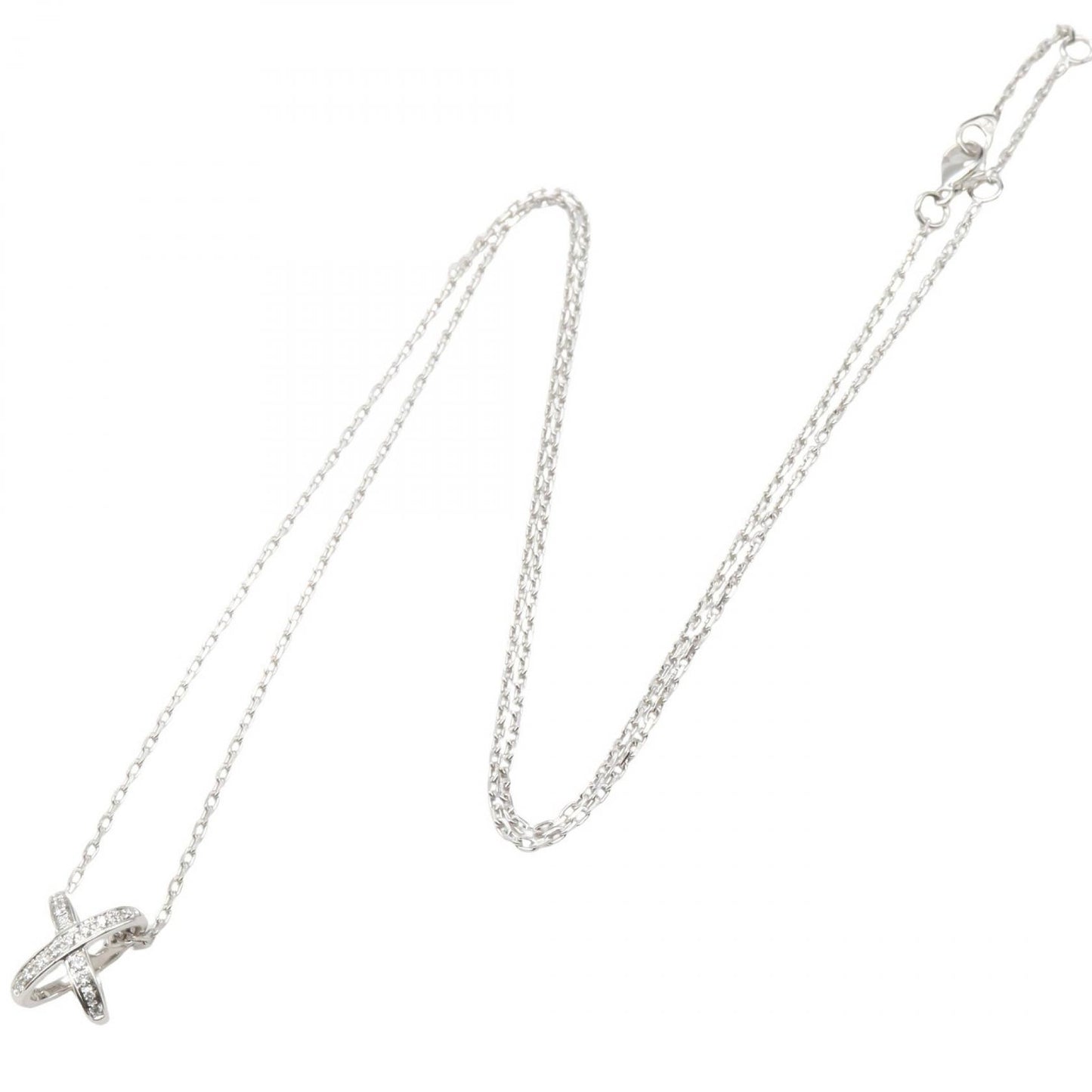 ジュ ドゥ リアン ネックレス ダイヤ ネックレス K18WG ダイヤモンド ホワイトゴールド クリア ショーメ アクセサリー CHAUMET